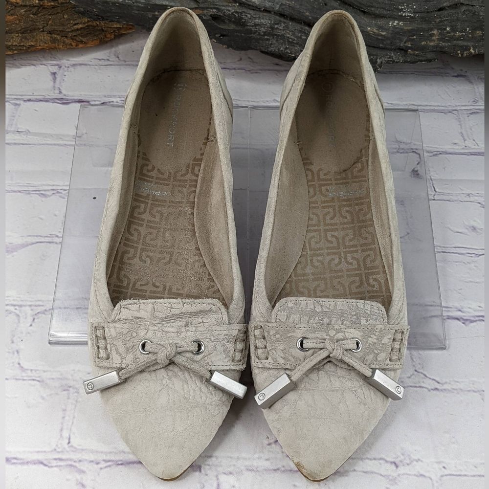 Rockport K62386 Ashika Loafers Ballet Flat - Cobblestone Grey - Picture 2 of 11